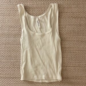 Skims Cream Pj Tank and Boxer Set